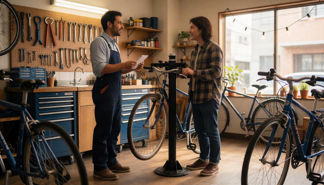 Practical bicycle servicing
